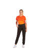 erima Damen Six Wings Trainingshose in schwarz/new orange