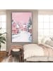 OnlyWow Leinwand Bilder Altrosa