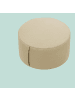 relaxdays Meditationskissen in Beige - (H)13 x Ø 33 cm