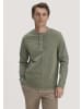 Hessnatur Hessnatur Henley Longsleeve Relaxed aus reiner Bio-Baumwolle in salbeigrün