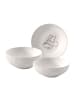 Villeroy & Boch 6er Set Dessertschalen Manufacture Rock Blanc - Mickey Mouse ø 13,2 cm weiß in weiß