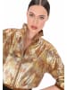 faina Women Jacket in gold snake