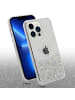 cadorabo Hülle für Apple iPhone 13 PRO MAX Glitter in Transparent mit Glitter