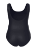 Ulla Popken Badeanzug in schwarz