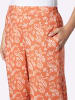 Heine Druckhose in ecru-papaya-bedruckt