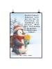 Mr. & Mrs. Panda Poster Pinguin Winter Pommes Design mit Spruch in Weiß