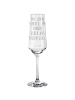 Mr. & Mrs. Panda Sektglas Spruch Sektglas Glück mit Spruch in Transparent
