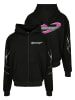 Mister Tee Zip Hoodie in black