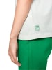 MARC CAIN Shirt mit Vogelstrauß Rethink Together in Weiß
