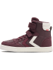 Hummel Kinder Sportschuh "Slimmer Stadil Leather High Jr" in Lila