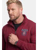 Men Plus Sweatshirt in burgunderrot