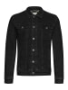 BLEND Denim Jeans Jacke Biker Übergangsjacke Stoned Washed in Schwarz