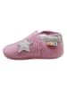 Yalion Rosa Woll-Krabbelschuhe “”Sterne“