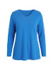 MIAMODA Langarmshirt in blau