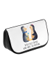 Mr. & Mrs. Panda Organizer Tasche Pinguin Pärchen mit Spruch in Weiß