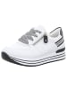 remonte Schnürschuhe in weiss/schwarz