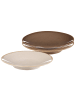 Ritzenhoff & Breker 3er Set Servierplatten Sahara in Braun ø 31 cm in braun