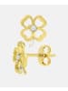 Vanlere Ohrstecker aus 375 Gelbgold mit Zirkonia
