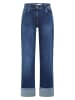 Cecil Damenbluse Neele Mid Blue Washe in Mid Blue Used Wash