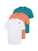 Kappa T-Shirt KMLogo in white-clay ginger-green