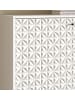 Inn.Furn Kommode weiß Hochglanz 110 x 96 cm, Sideboard mit 3D-Struktur