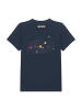 wat? Apparel T-Shirt Sonnensystem in Dunkelblau