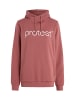 Protest " CLASSIC LOGO HOODY in Petal Pink