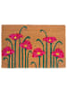 relaxdays Fußmatte "Mohn" in Mehrfarbig - 60 x 40 cm