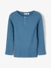 name it Jungen T-Shirt langarm in Ripp in Blau