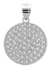 Adeliás Damen Anhänger aus 925 Silber mit Zirkonia in silber