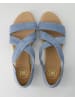Terry Sandalen in Blau