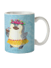 Mr. & Mrs. Panda Kindertasse Pinguin Kokosnuss ohne Spruch in Eisblau