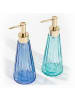 relaxdays 2 x Seifenspender in Blau/ Grün - 320 ml