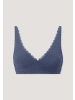 Hessnatur Hessnatur Bustier COTTON FEEL LACE aus Bio-Baumwolle in indigo blau