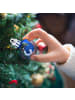 relaxdays 96-tlg. Weihnachtskugeln Set in Blau