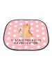Mr. & Mrs. Panda Auto Sonnenblende Einhorn Katze mit Spruch in Rot Pastell