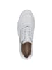 Caprice Sneaker in WHITE/SILVER