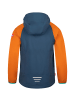 Trollkids Softshell Jacke Zip Off "Rondane" in Zimt/Nachtblau/Dunkelblau