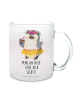 Mr. & Mrs. Panda Tasse Pinguin Kokosnuss mit Spruch in Transparent