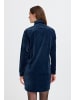 Oxmo Sweatkleid OXEBBA HALFZIP DRESS in Blau