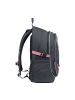 BAAGL 5-tlg. Set: Schulrucksack Core in Grau Logo Pink