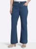 sheego Bootcut-Jeans in blue-stone-washed