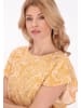 usha FESTIVAL Women Blouse in yellow white