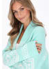 IZIA Women Cardigan in aqua