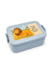 Mr. & Mrs. Panda Bento Box Sternzeichen Löwe Design mit Spruch in Blau Pastell