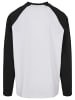 Urban Classics Long Sleeves in white/black