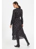 Kaffe Kleid KAoline Relaxed fit in Black With Mustang Dot
