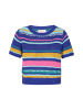 IZIA Women Sweater in blue multicolor