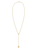 Elli Halskette 925 Sterling Silber Geo, Kugel in Gold