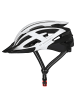 Wozinsky MTB Helm L mit Visier USB Rücklicht
